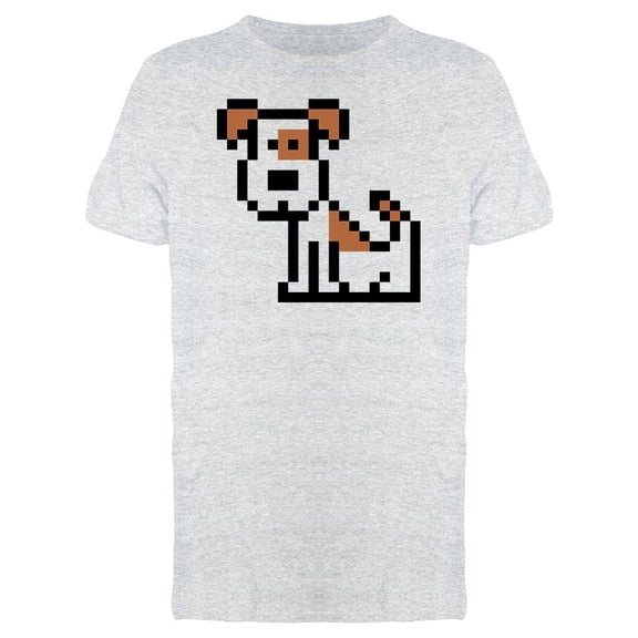 Pixelated Puppy Tee Men's -Image by Shutterstock