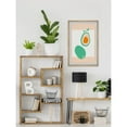 thumbnail image 4 of Marmont Hill Sliced Avocado Framed Painting Print, 4 of 5