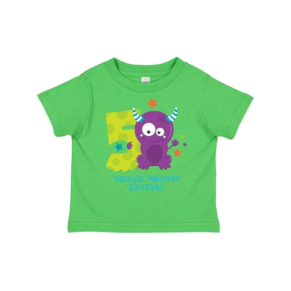 Inktastic Monster 5th Birthday Boys or Girls Toddler T-Shirt