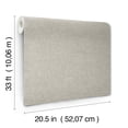 thumbnail image 6 of Chesapeake Chambray Grey Fabric Weave Wallpaper, 6 of 7