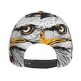 thumbnail image 3 of Kdxio Unisex American Bald Eagle Pattern Baseball Cap Unisex Washed Classic Adjustable Hat, 3 of 5