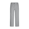 thumbnail image 3 of Casual Linen Trousers For Everyday Comfort And Stylish With Button Detail In A Revamped Classic Style For Men, 3 of 4