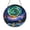 Acrylic 3.5 Inch, variant on Cabin Style Arctic Sky Stained Glass – Winter Night Window Hanging Art2401