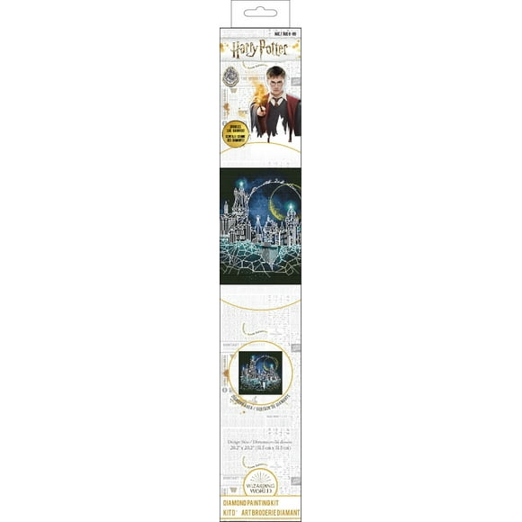 Camelot Dotz Diamond Art Kit 20,2 "X 20,2"-Harry Potter Moon Over Hogwarts 23800091