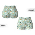 thumbnail image 5 of Picia Kawaii Sushi Printed Workout Shorts for Women Seamless Scrunch Butt Lifting High Waisted Yoga Gym Booty Running Moisture-wicking Short Pants-, 5 of 9
