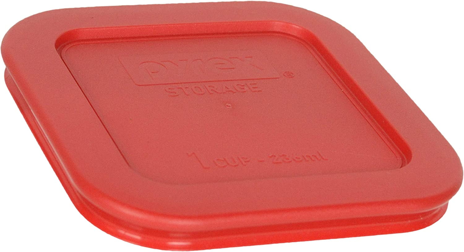 Total Solution® Pyrex® Glass 1-cup Square Food Storage with Plastic Lid