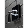 thumbnail image 3 of Kingston Brass KS3041HL Metropolitan Single-Handle Three-Way Diverter Valve with Square Trim Kit in Polished Chrome, 3 of 9