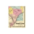 thumbnail image 2 of Historic City Map - Cortlandt New York - Beers 1868 - Vintage Wall Art, 2 of 4