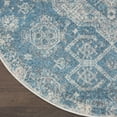 thumbnail image 5 of Nourison Tranquil Persian Farmhouse Lt.Blue/Ivory 4' x round Area Rug, (4' Round), 5 of 9