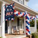 thumbnail image 4 of Patriotic Garden Flag Outdoor Decoration American Flag Banner Stars and Stripes Yard Decor for Independence Day Memorial Day Fourth of July Party Supplies Patriotic Home Decor Festive Celebration, 4 of 7