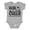 AC-Heather Grey, variant on Here to Cheer- Cheerleading with Arrow and Stars Boys or Girls Baby Bodysuit