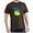 Brown, variant on CafePress - Ukrainian Flag Peace Sign Ukraine Native H T Shirt - Men's Classic Graphic Cotton T-Shirt