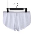 thumbnail image 2 of PBFRDSJ Mens Sheer Up Mesh Boxers Briefs Ultra Thin Split Side Low Rise Underpants Athletic Loose Underwear for Yoga Gym, 2 of 4