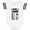 Football White and Black, variant on Inktastic Level 1 Human Boys or Girls Baby Bodysuit