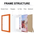 thumbnail image 2 of decorUhome 8x10 Matted to 5x7 Picture Frame, Photo Frame for Gallery Wall or Tabletop Display, Orange, 2 of 9