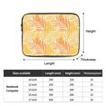 thumbnail image 3 of plant leaves golden yellow Portable Laptop Sleeve Compatible with MacBook Air Notebook Computer Case for Men Women College School Students, 3 of 7