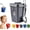 Gray, variant on Funny Recycling Bin Coffee Mug, Ceramic 3d Mugs With Lid,Novelty Trash Can Shaped Mugs for Office, Coworkers, Home Desk, Daily Use Water Tea Coffee Cup(Blue)