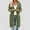 129#Army Green, variant on Ftwytp Women's Casual Long Open Front Cardigan Basic Solid Long Sleeve Chunky Cable Knit Button Sweater Outerwear with Pockets
