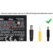 Genuine New Dell Laptop Charger 19.5V 2.31A 45W AC Adapter Power Brick Cord Supply for Inspiron 15 Series