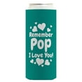 thumbnail image 4 of Pop Gifts For Grandpa Remember Pop I Love You 2-Pack Ultra Slim Can Thermocoolers, 4 of 8