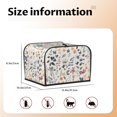 thumbnail image 5 of Daiia Watercolor Floral Pattern 4 slice Toaster Cover, Toaster Appliance Dust-proof Cover For Kitchen Small Appliance Dust Cover and Fingerprint Protection, 5 of 7