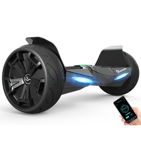 EVERCROSS 8.5''Hoverboard, Built-in Bluetooth Speaker & App Connectivity, Up to 9.3mph and 9-mile Range, Hoverboard with Colorful LED Light