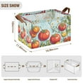 thumbnail image 7 of Yayeee Foldable Storage Basket for Shelves with Handles Set of 2 Waterproof Cloth Bins, Blue Tomatoes, 7 of 7