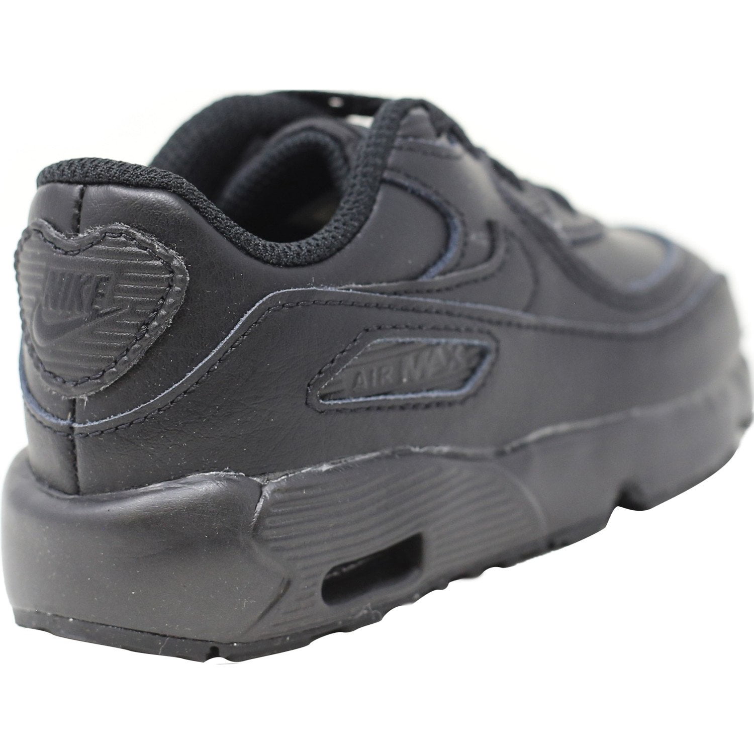 Nike Air Max 90 Leather Black Ankle High Sneaker 9M Walmart