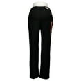 thumbnail image 2 of Dalia Women's Pants Sz M Pull-On Straight Leg Knit Pant Black, 2 of 4
