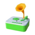 thumbnail image 1 of Reproductor de música con gramófono para niños, juguetes para contar historias, educación, fonógrafo para niños, con 96 tarjetas para niños y niñas, A, 1 of 8