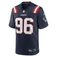 thumbnail image 2 of Men's Nike Sam Roberts Navy New England Patriots Game Player Jersey, 2 of 4