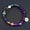 Leo, variant on Twelve Constellations Bracelets Amethyst Blue San Constellation Lettering