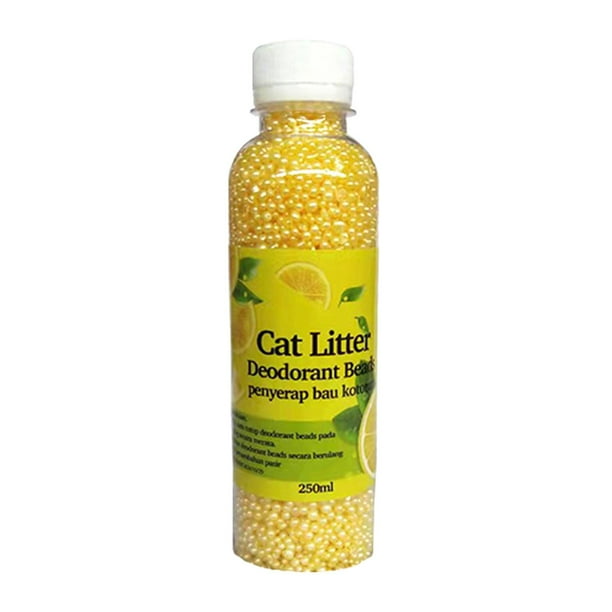 Arena para gatos fácil de usar, desodorante para camas para mascotas, inodoro para gatos Amarillo