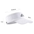 thumbnail image 3 of Sombreros De Protección Solar Sombrero anti-UV de poliéster, transpirable, unisex, para deportes al aire libre (blanco) Ehuebsd Para Estrenar, 3 of 6