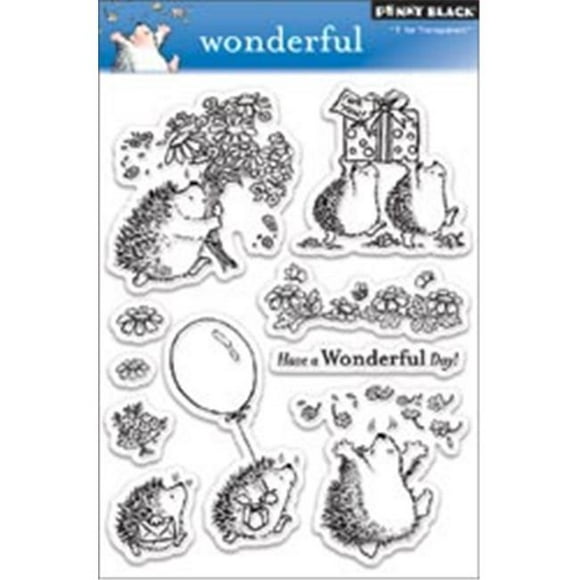 Penny Black 460177 Penny Black Clear Stamps 5 in. x 7.5 in. Sheet-Wonderful