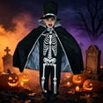 thumbnail image 2 of Costumes for Boys Hooded Jumpsuit Bat Costume Kids Boy Dress up Clothes for Play Halloween Costumes Boys 4-6 years, 2 of 6