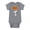 ATHLETIC HEATHER, variant on - Snoopy Boo Sign - Infant One Piece