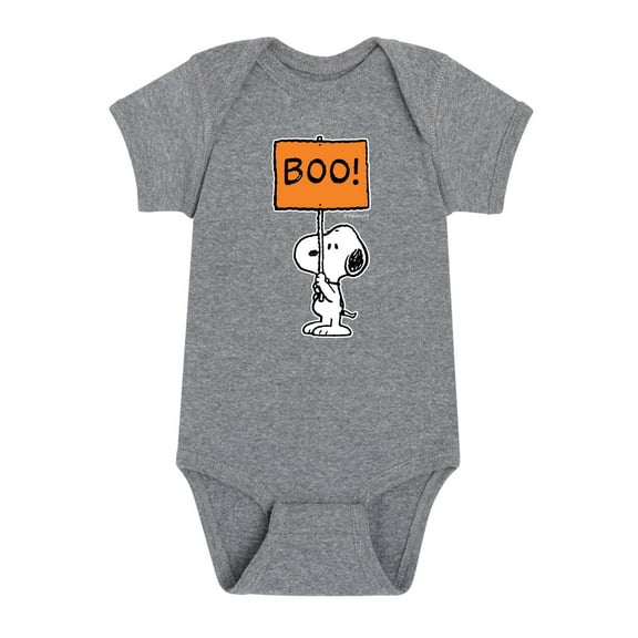 Peanuts - Snoopy Boo Sign - Infant Baby One Piece
