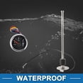 thumbnail image 6 of Unique Bargains Fuel Sending Unit and Gauge Kit 12.8" Length Boat Fuel Sending Unit Marine Fuel Sender Unit Metal Silver Tone Black 1 Set 0-190 Ohm, 6 of 6