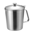 thumbnail image 2 of Pichet à Mousser le Lait, Pichet en Acier Inoxydable Robuste 500ml avec Poignée pour Bar à Café, 2 of 7