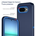 thumbnail image 3 of Petocase for Google Pixel 9A Case,Shockproof Dust/Drop Proof 3-Layer Protection [Without Screen Protector] Rugged Heavy Duty Cover Case for Google Pixel 9A,Navy Blue, 3 of 7