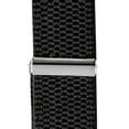 thumbnail image 4 of Buyless Fashion Textured Suspenders for Men - 48" Adjustable Straps 1 1/4" - X Back with Metal Clips, 4 of 7