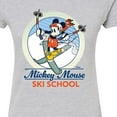 thumbnail image 3 of Disney - Mickey Mouse Ski School - Juniors Fitted Graphic T-Shirt, 3 of 5