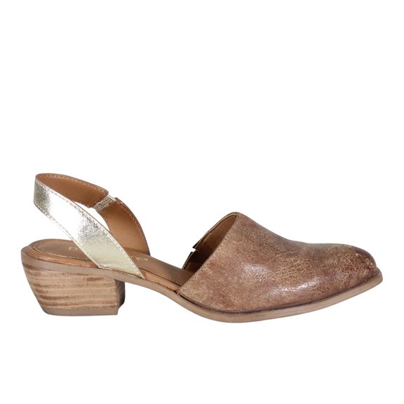 Diba True Womens Pri Ority Metallic Slingback  Flats Casual Shoes