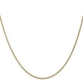 thumbnail image 2 of Primal Gold 14 Karat Yellow Gold 1.25mm Spiga Chain Necklace, 2 of 4