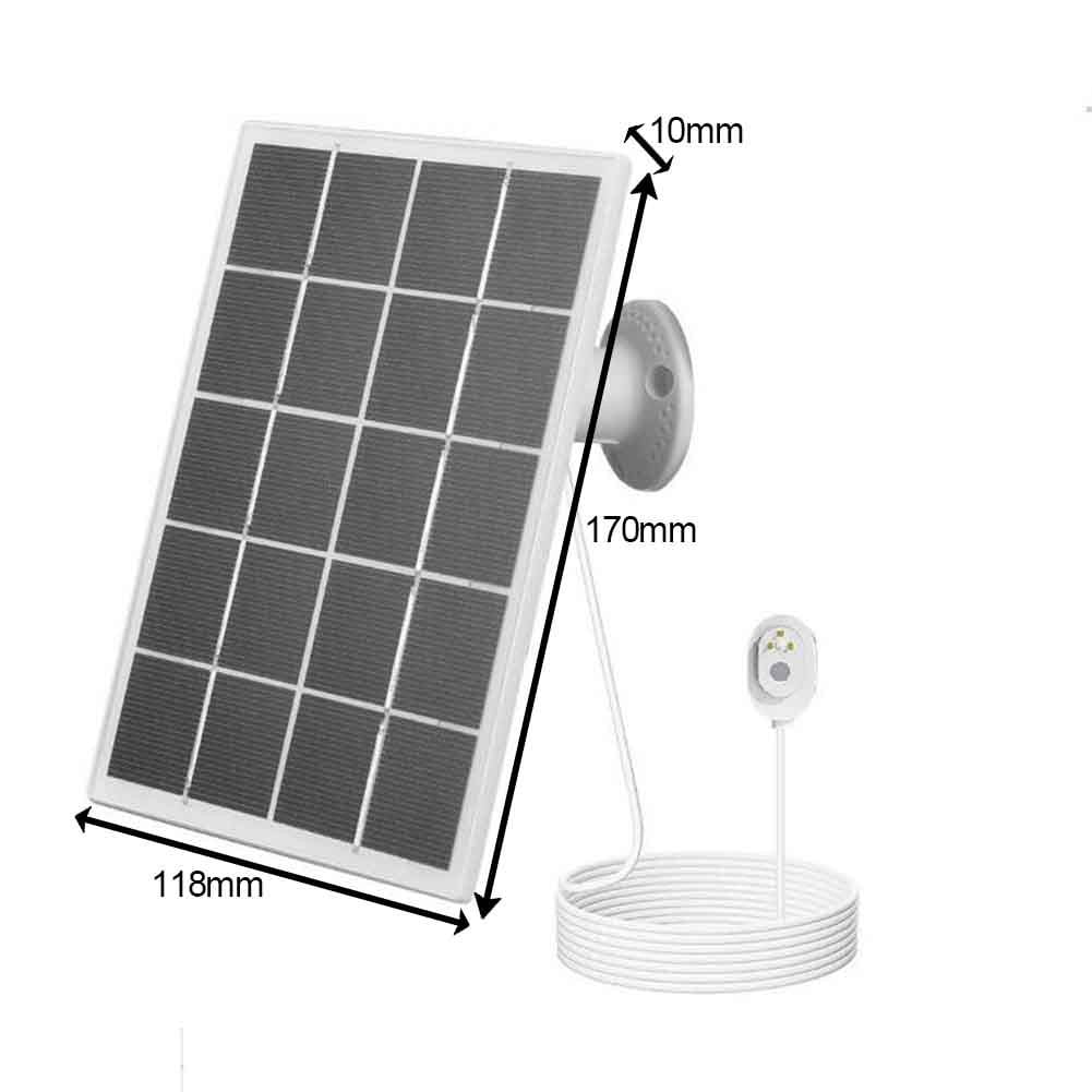 Stay Powered with The Ip65 Weatherproof Solar Panel for Arlo Pro Cameras Black