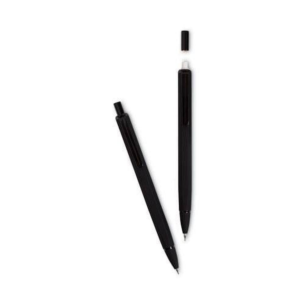 U Brands UBR5008U0124 Soft Touch Mechanical pencl, Black - 12 per Pack
