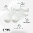 thumbnail image 2 of Socks Men's socks Spring and summer mesh breathable solid color cotton socks stereo heel, 2 of 5