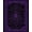Purple, Pattern 1, variant on ODIKA 4x6 Machine Washable Non-Slip Area Rug, Gothic High Traffic Rug, Purple, 36616