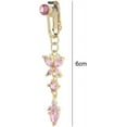 thumbnail image 4 of HUGFEGWE Dangle Belly Button Rings, Belly Rings Body Jewelry Belly Button Cartilage Clip Ring Piercing Jewelry for Women, AM0XEC3VHZUS CA919-146677, 4 of 8